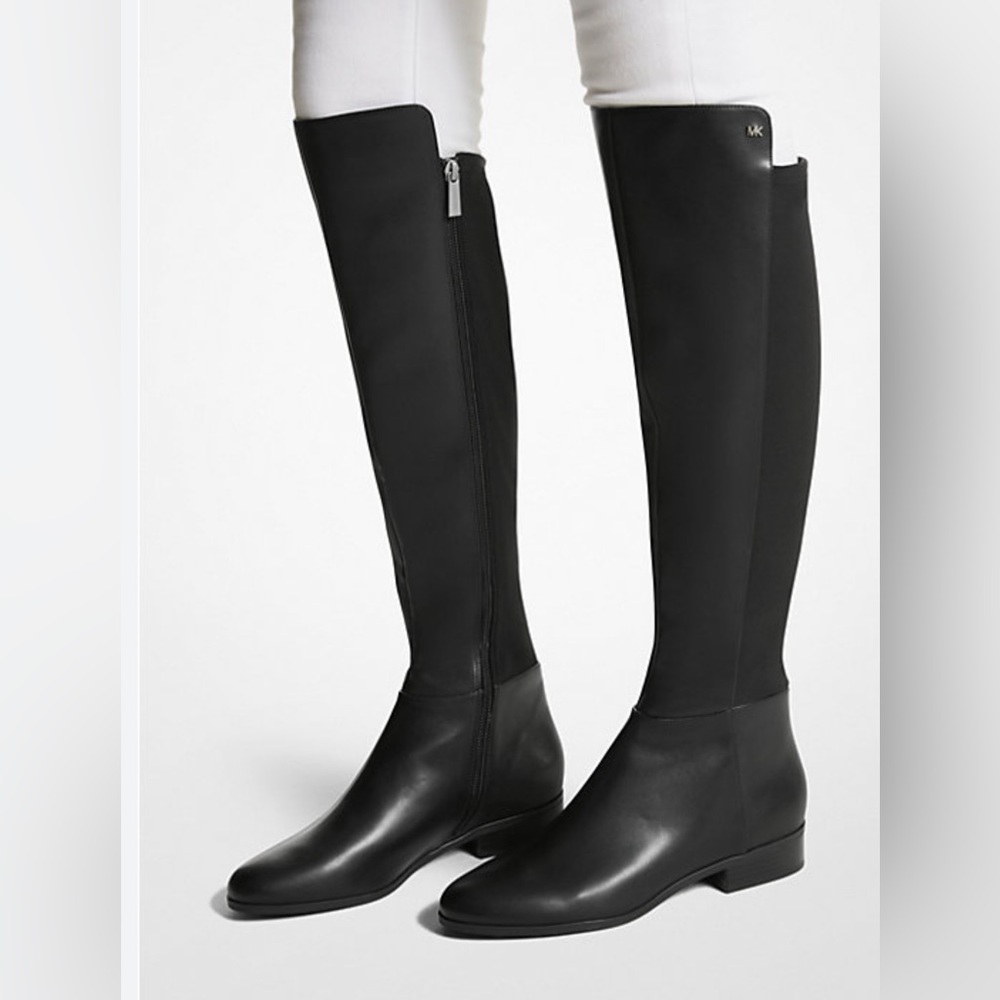 Michael Kors Women's Bromley Side-Zip Over The Knee Boots 5.5 narrow
